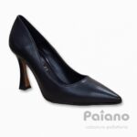 Decollete Inart Donna 165 pelle nero tacco rocchetto a punta