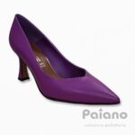Decollete Inart Donna 3354 pelle mirtillo tacco rocchetto a punta
